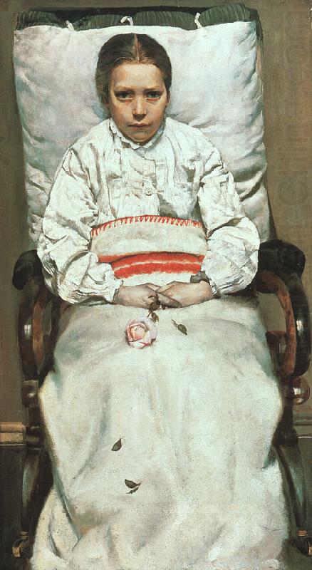 The Sick Girl, Christian Krohg